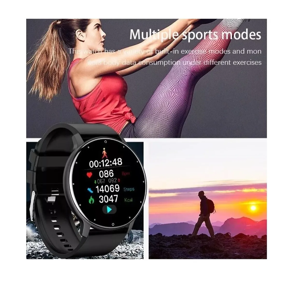 GENERICO - Reloj Inteligente Smartwatch Deporte Act Cardiaca