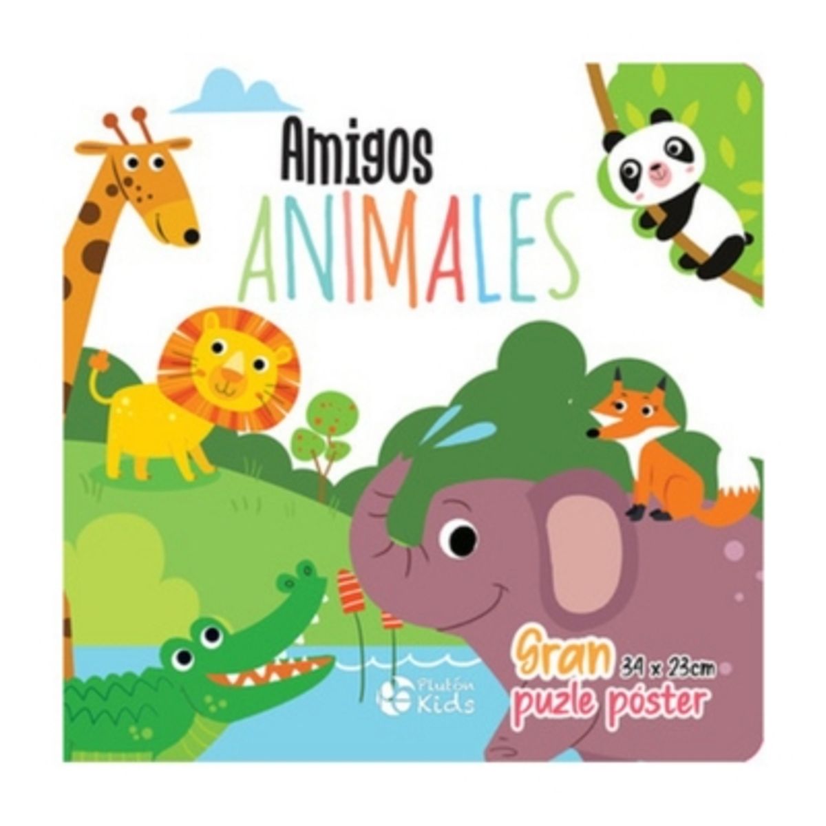 PLUTON - Amigos Animales (Gran Puzzle Poster)