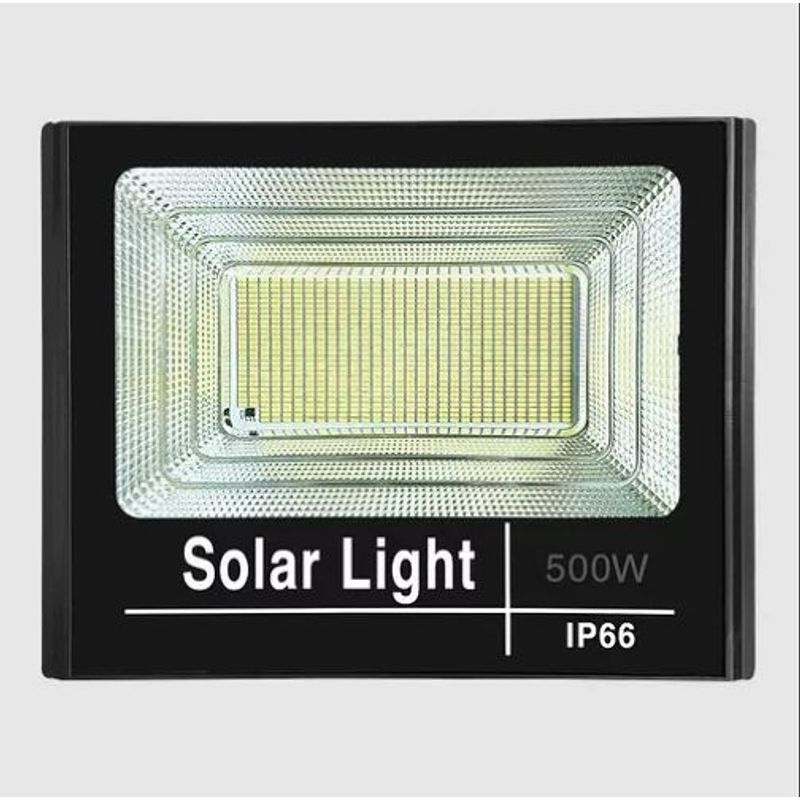 GENERICO - Foco Solar 600 Watts Panel Separado + Control Remoto Ip67