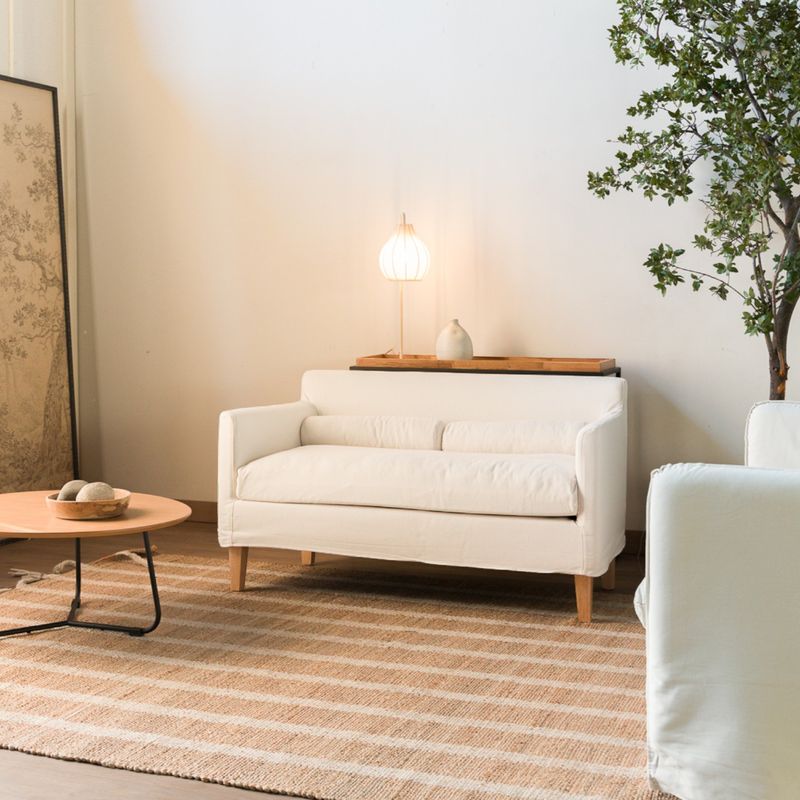 AMOBLE - Sofa Caetano Blanco  Amoblé