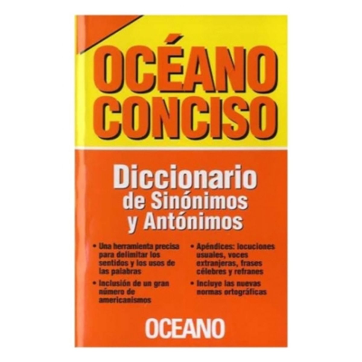 OCEANO - Diccionario Oceano Conciso De Sinonimos Y Antonimos
