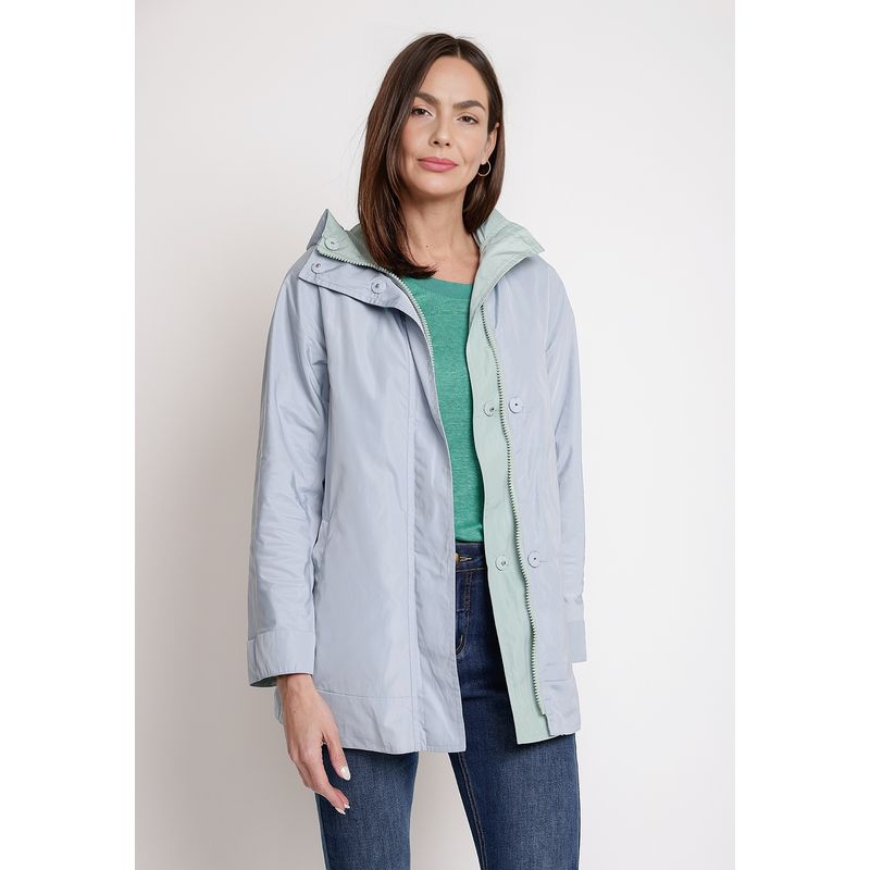 CANADIENNE - Chaqueta de Mujer Reversible Modelo Tara Color Verde