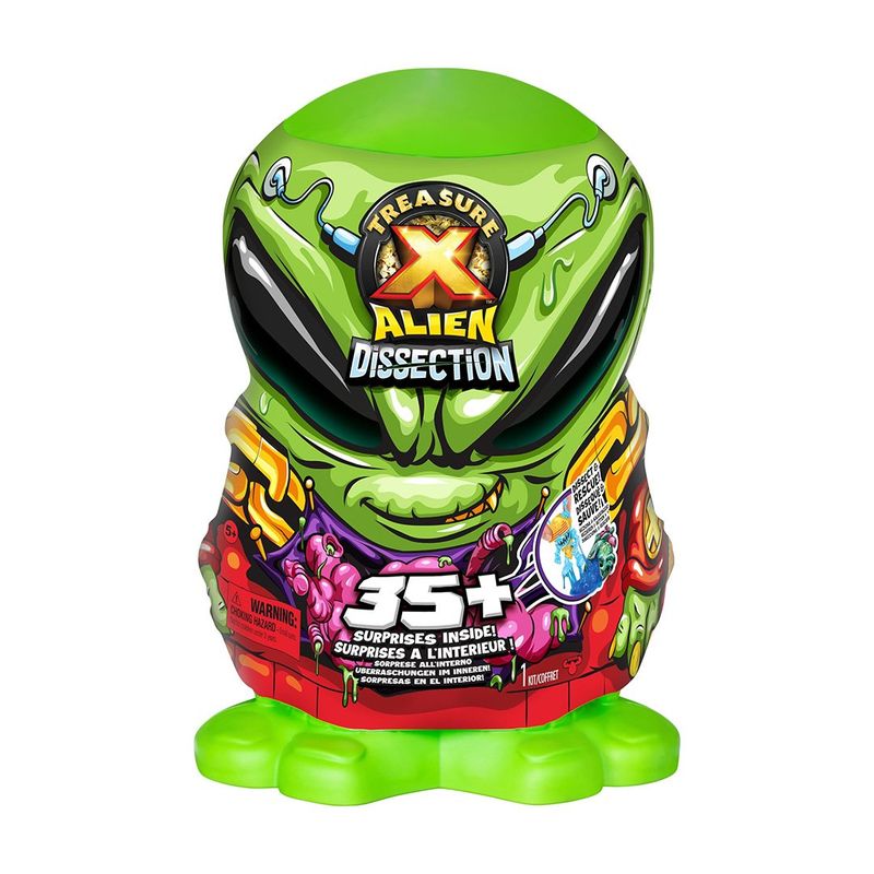 BOING TOYS - Treasure X Mega Alien Dissection +35 Sorpresas - Verde