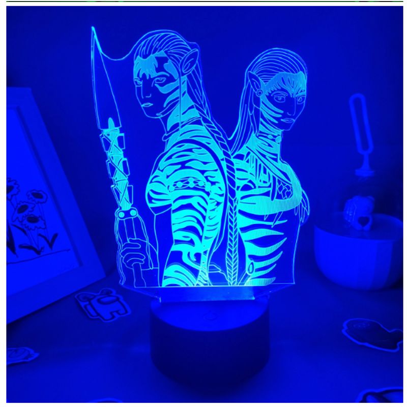 GENERICO - Lámpara Led - Ilusión 3d De Avatar