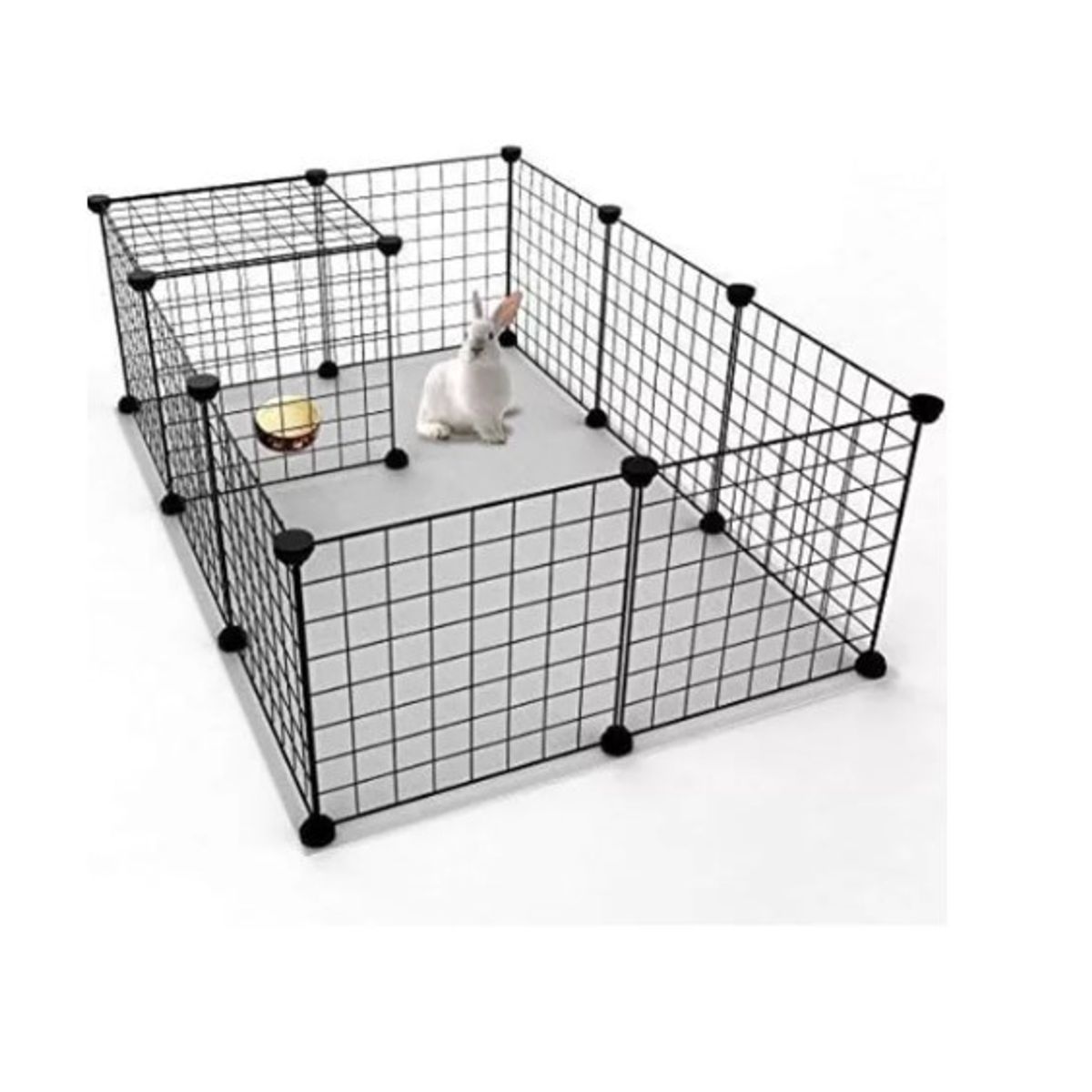 ESHOPANGIE - Jaula Corral Cerco Pequeñas Mascotas 12 Paneles Armable