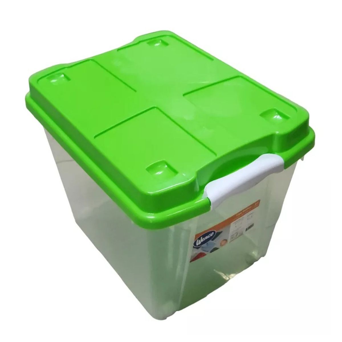 WENCO - Pack 2 Caja Organizadora 27lts Wenco C/ Ruedas 31x30x40cm