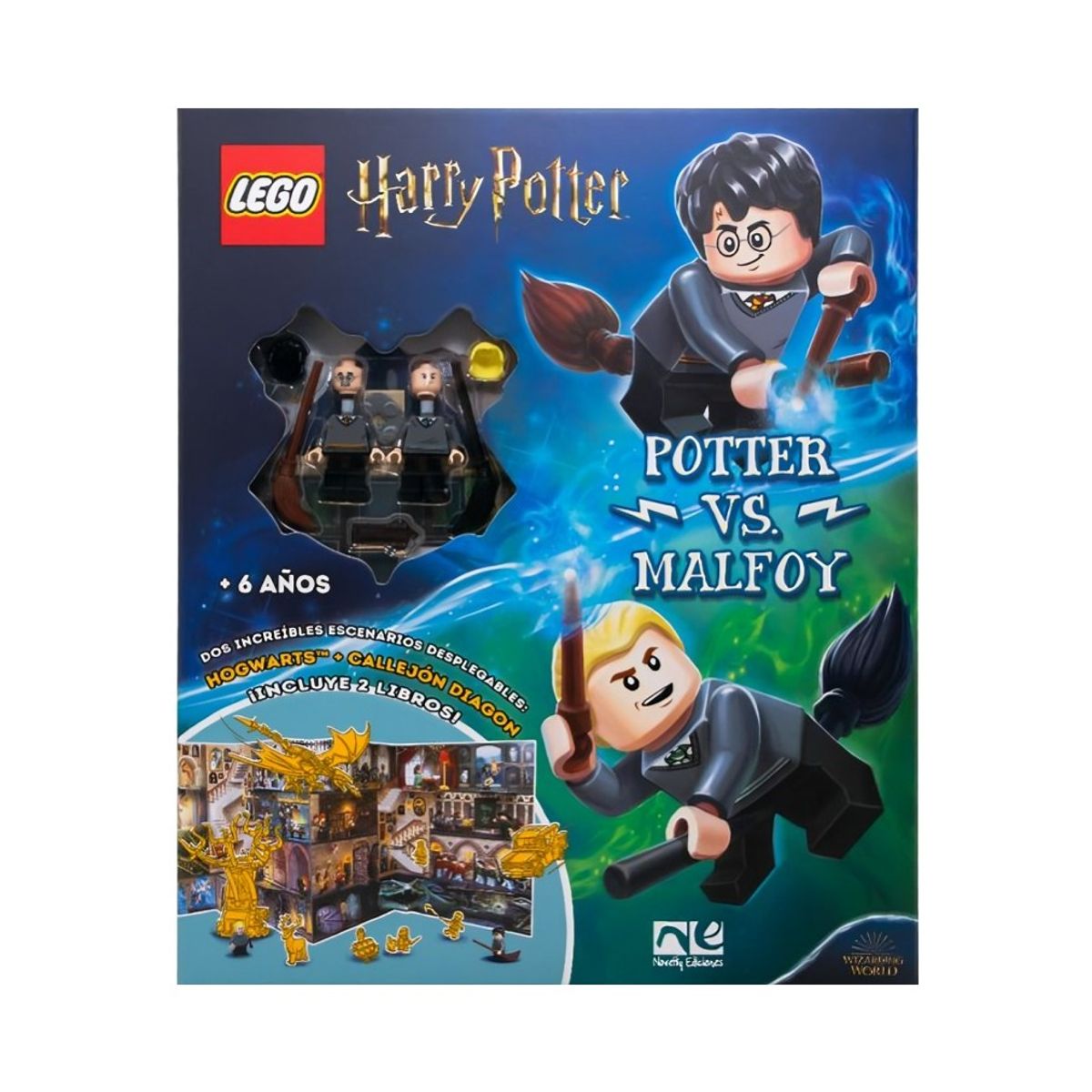 TOP10BOOKS - LIBRO Lego Landscape Harry Potter: Potter Vs. Malfoy