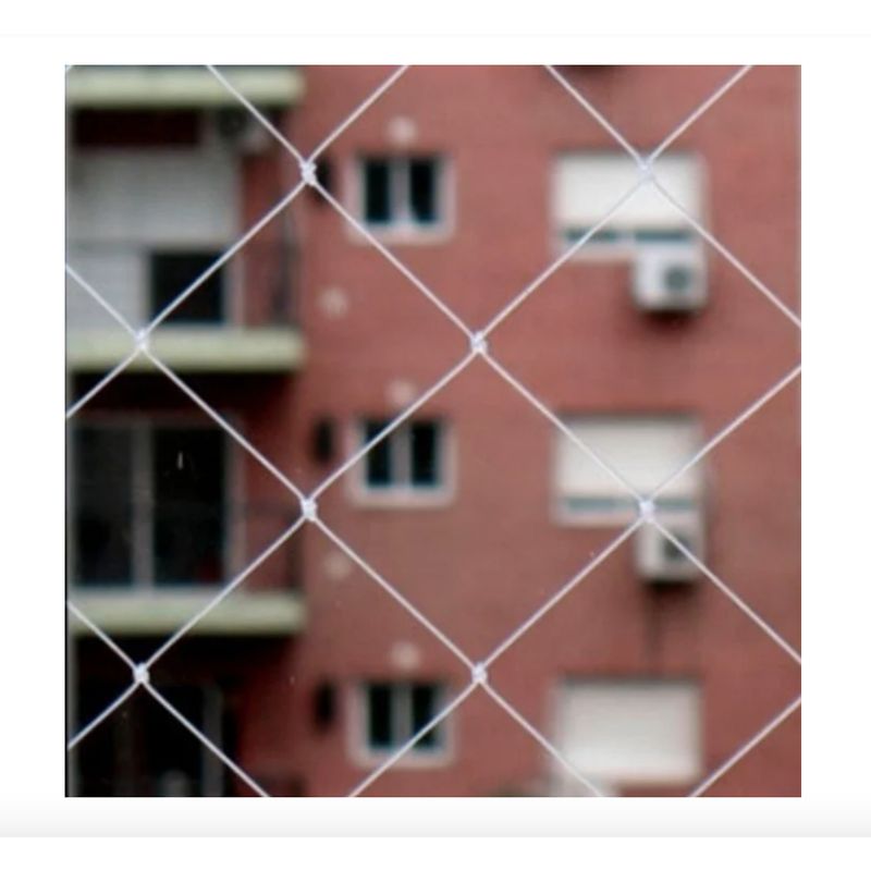 RESISTEX - Malla Seguridad Balcón 250Mts x 8Mts Grosor 08mm Transparente