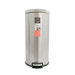 SIMPLIT - Basurero Cocina Urban 30lts Pedal Acero Inox