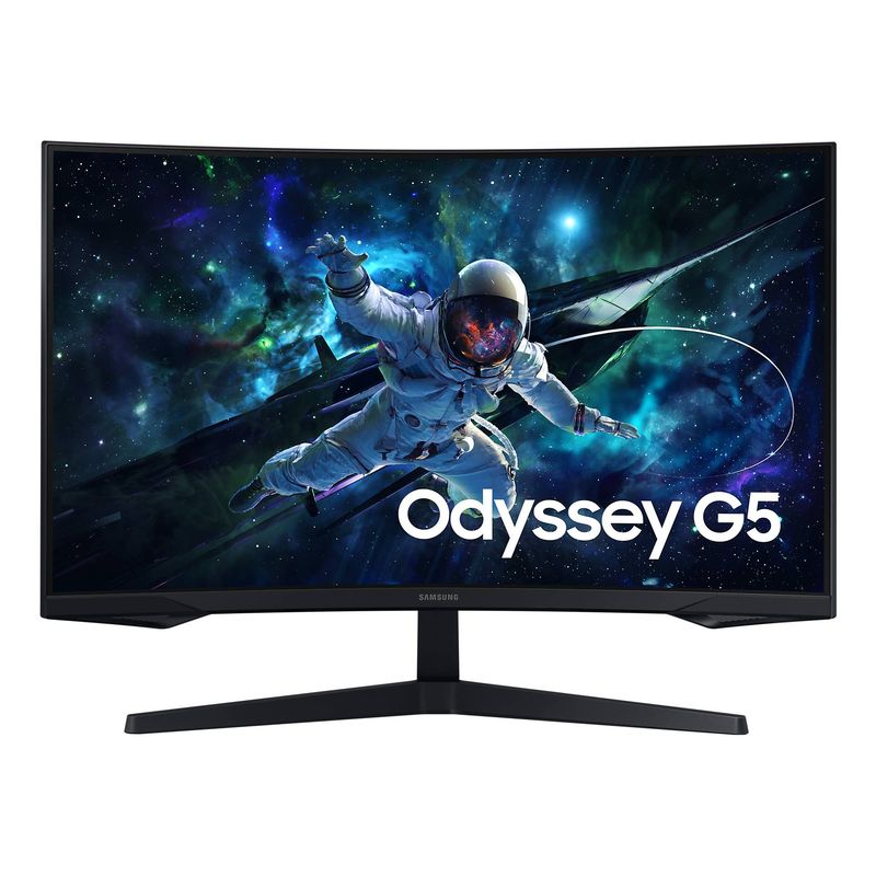 SAMSUNG - Monitor Gamer Curvo 32 Odyssey G55C Samsung QHD 165Hz 1ms 1000R
