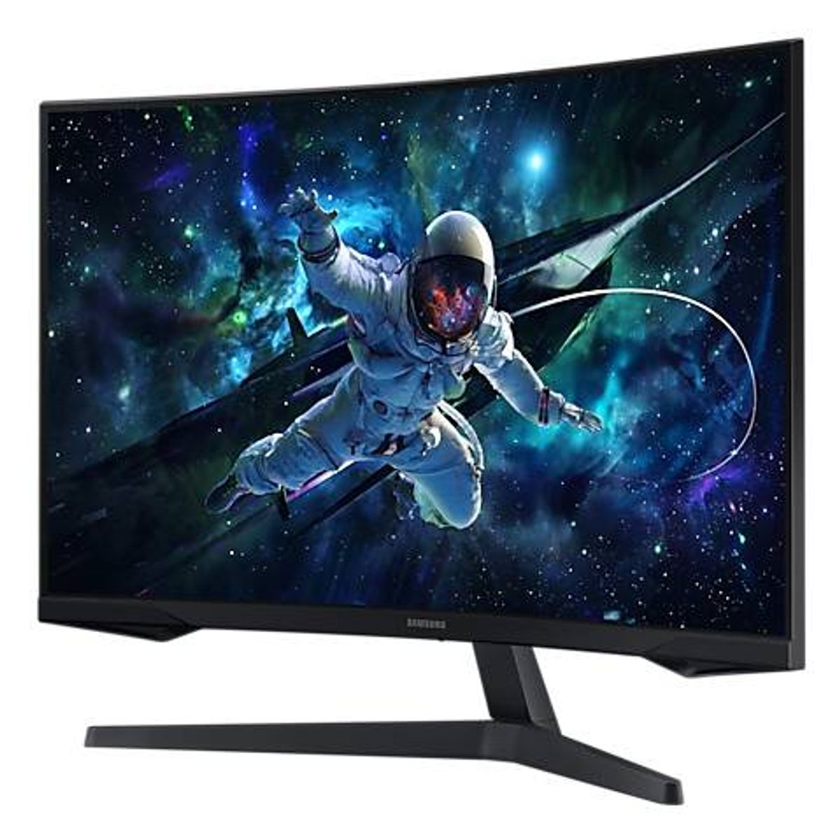 SAMSUNG - Monitor Gamer Curvo 32 Odyssey G55C Samsung QHD 165Hz 1ms 1000R