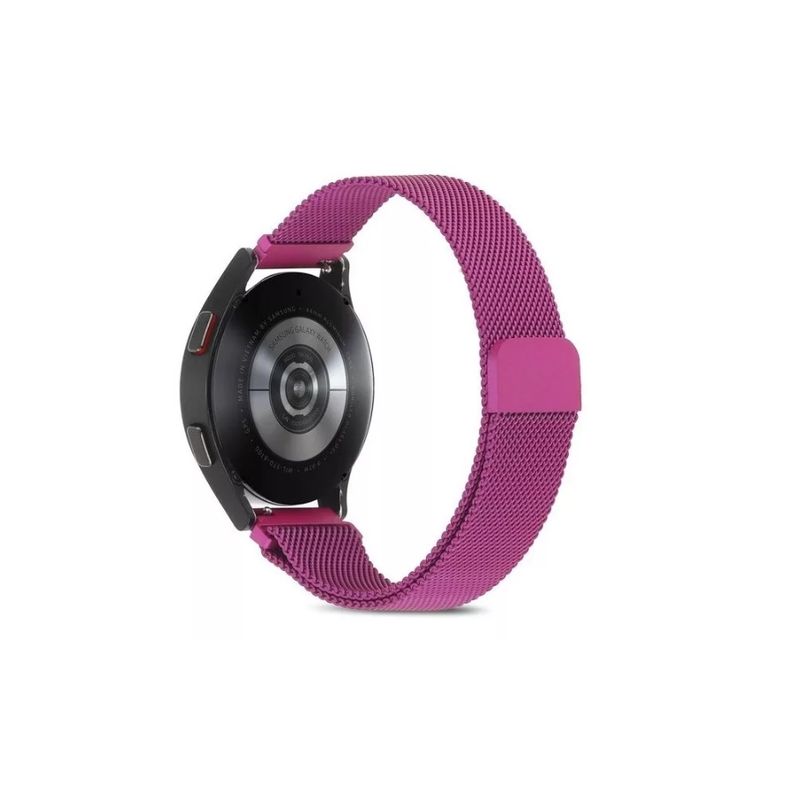 GENERICO - Correa De Metal Magnética Para Samsung Galaxy Watch -20mm-PURPURA