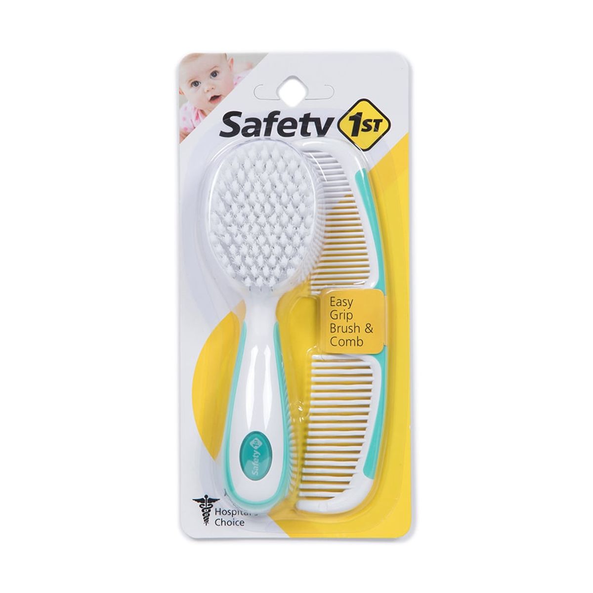 SAFETY 1ST - Set De Cepillo Y Peineta Easy Grip Safety 1st