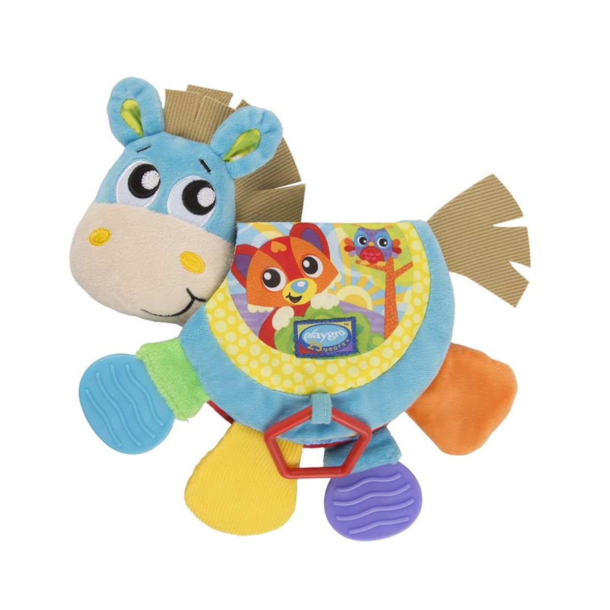 PLAYGRO - Libro Mordedor Musical Clip Clop Playgro