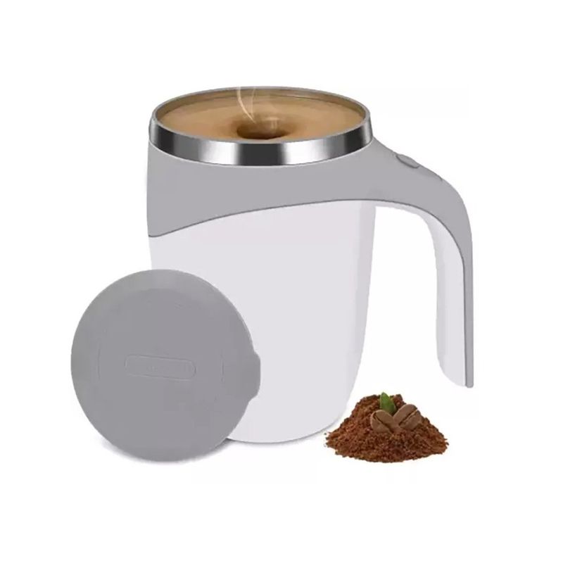 GENERICO - Taza Magnética Automática Acero Inoxidable Mezclador Térmico