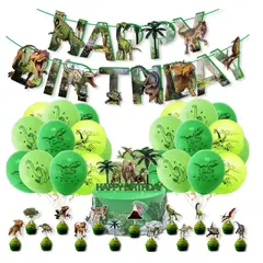 GENERICO - Kit Globos Dinosaurios Fiestas Cumpleaños Eventos Megaventas