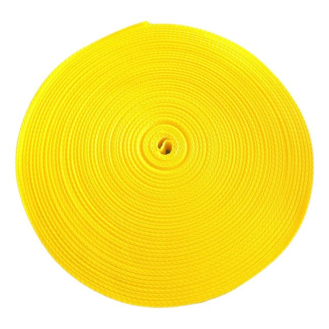 GENERICO - Huincha de mochila de 25mm rollo de 10 metros amarillo