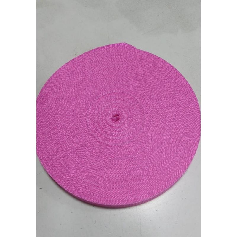 GENERICO - Huincha de mochila de 25mm rollo de 10 metros fucsia