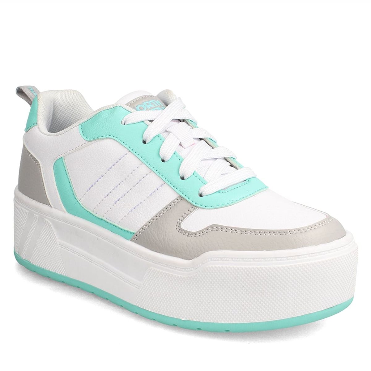 NORTH STAR - Zapatilla Mujer North Star Sofi Blanco-Celeste