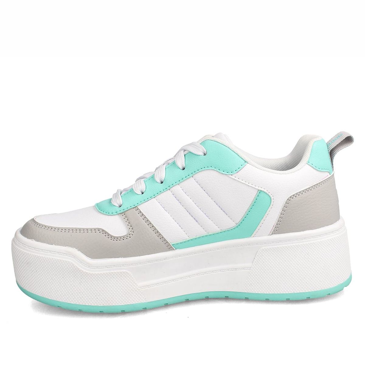 NORTH STAR - Zapatilla Mujer North Star Sofi Blanco-Celeste