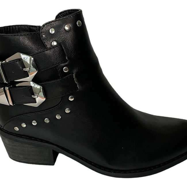 VIA UNO - Botin Via Uno Negro Modelo 12083417