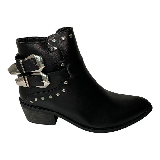 VIA UNO - Botin Via Uno Negro Modelo 12083417