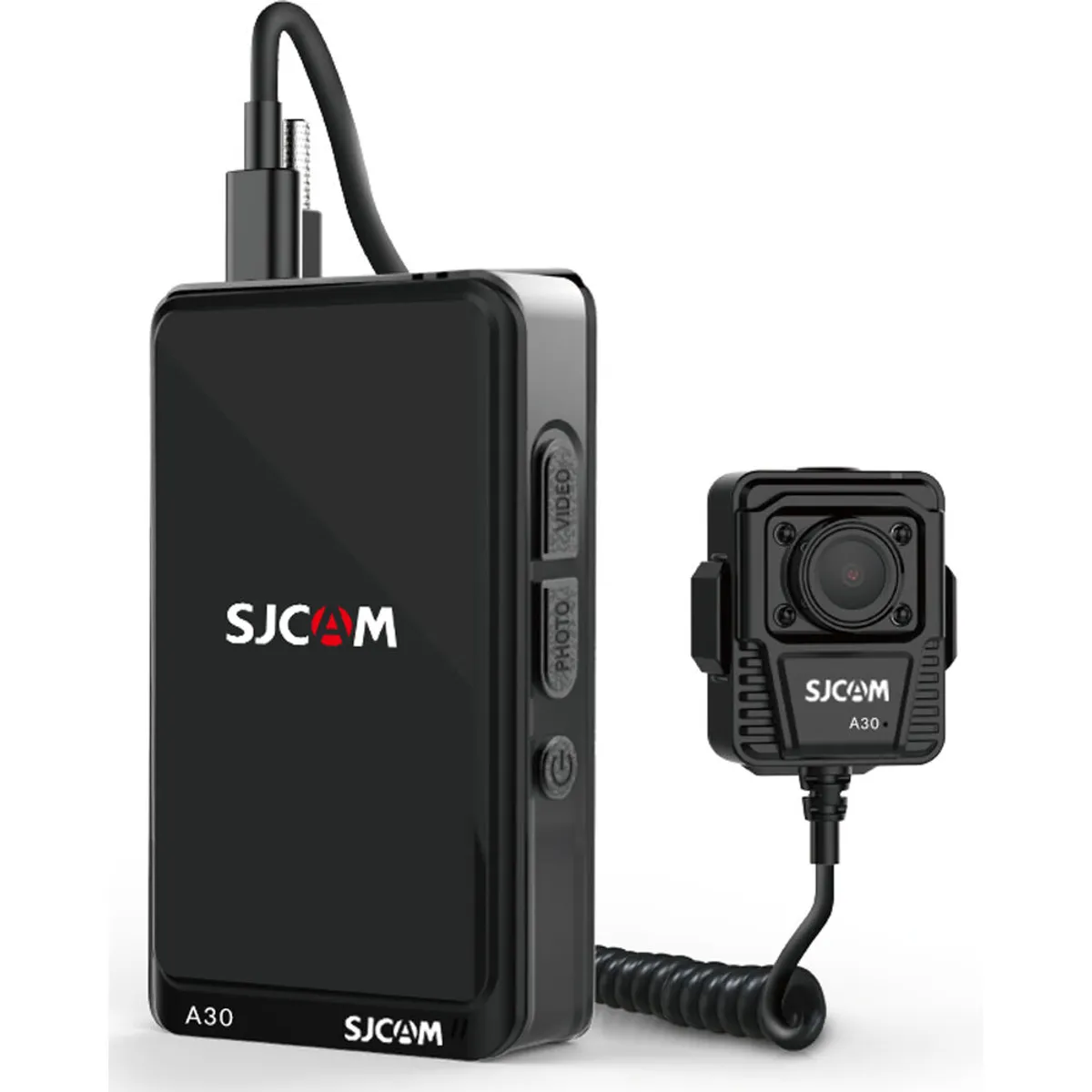 SJCAM - Cámara Policial Portátil Con Pantalla Independiente 4K 30FPS 16MP SJCAM