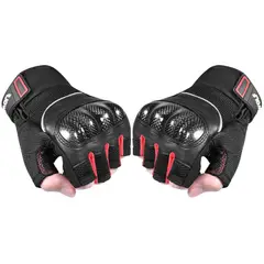 MOTOWOLF - Guantes Para Motociclismo Medio dedo Deportivos 0327