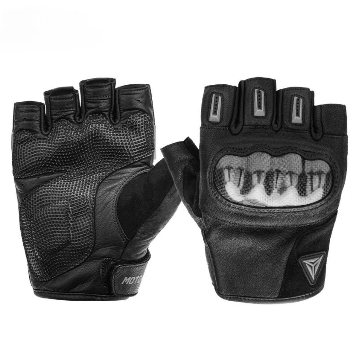 MOTOWOLF - Guantes Para Motociclismo Medio dedo Deportivos Motowolf 0331