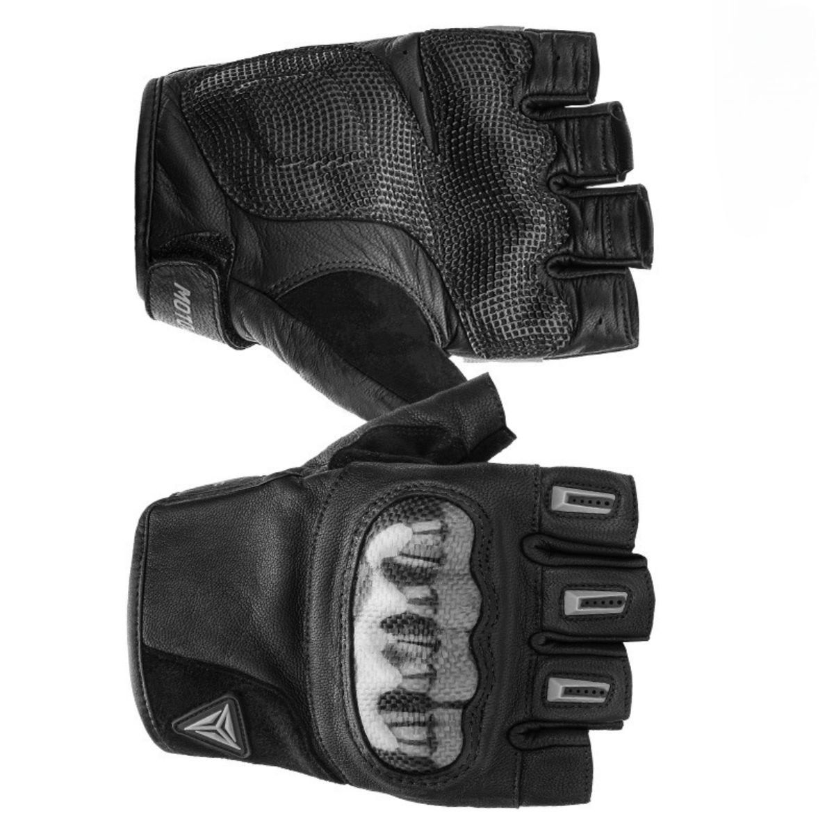 MOTOWOLF - Guantes Para Motociclismo Medio dedo Deportivos Motowolf 0331