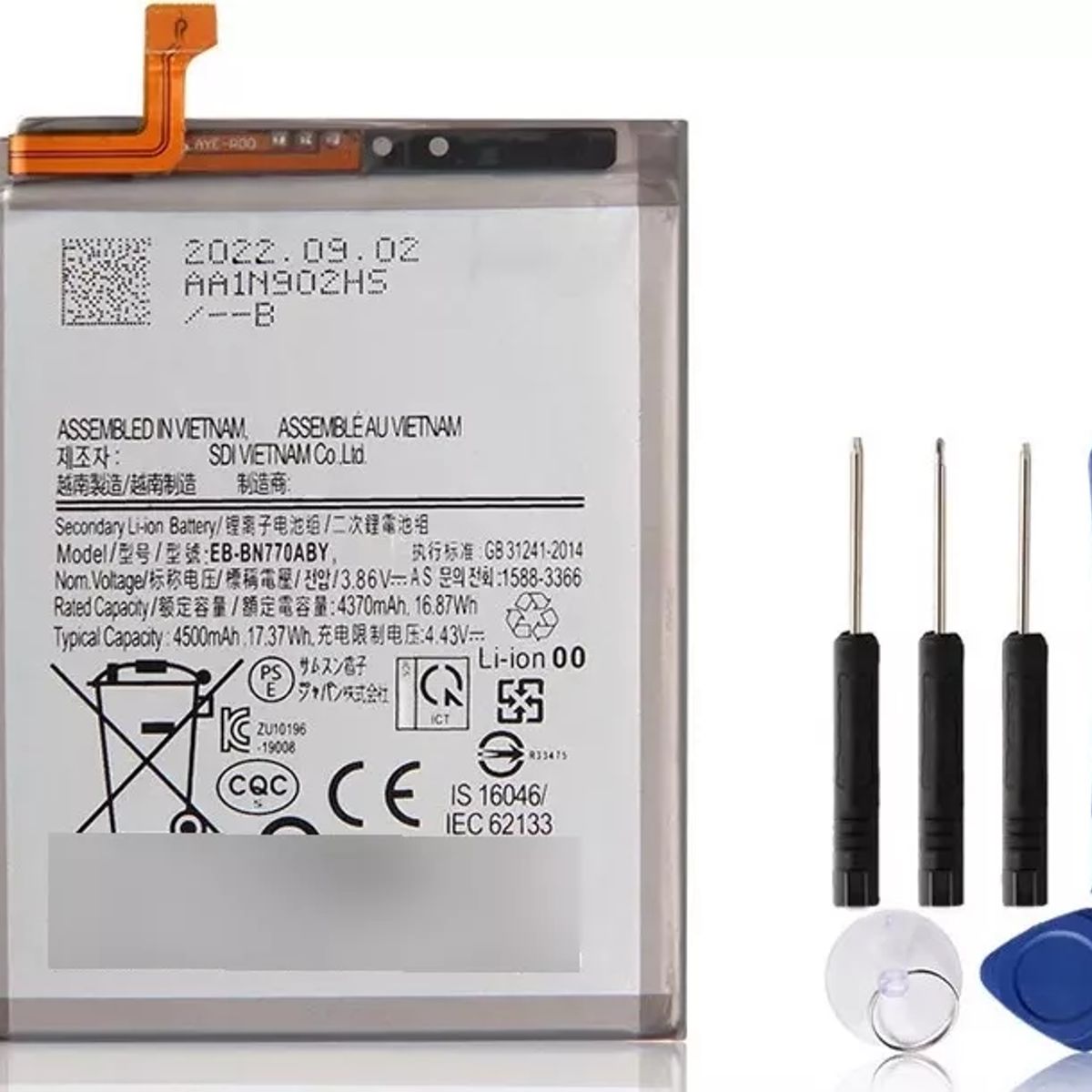 GENERICO - Bateria Para Samsung Note 10 Lite + Kit Herramientas