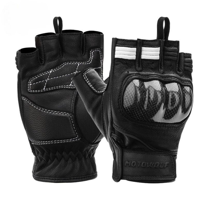 MOTOWOLF - Guantes Para Motociclismo Medio dedo Deportivos Motowolf 0334