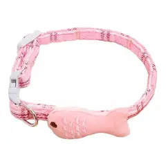 GENERICO - Collar De Algodon Para Mascotas Pequeñas Gato Perro Rosado