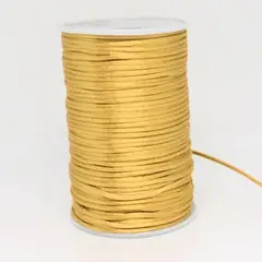 GENERICO - Cordón Cola De Ratón 1mm 100m dorado oscuro