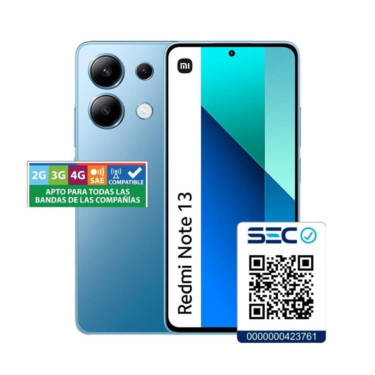 XIAOMI - Xiaomi Redmi Note 13 4G 8GB + 512GB Azul
