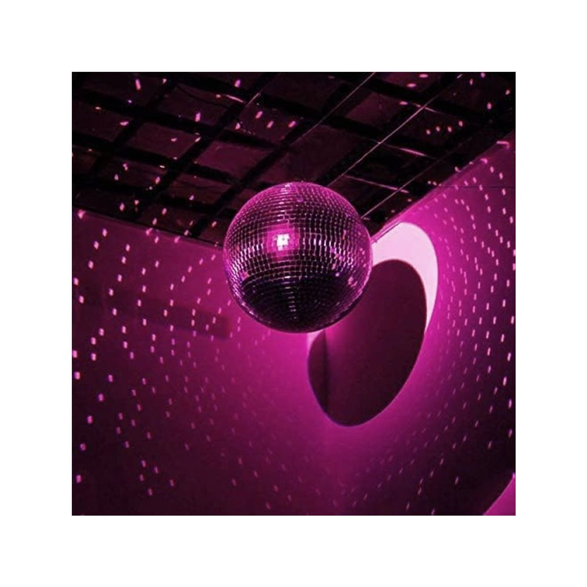 MEKSE - BOLA ESPEJO ROSADA 16 PULGADAS SL-50/ 16" MEKSE