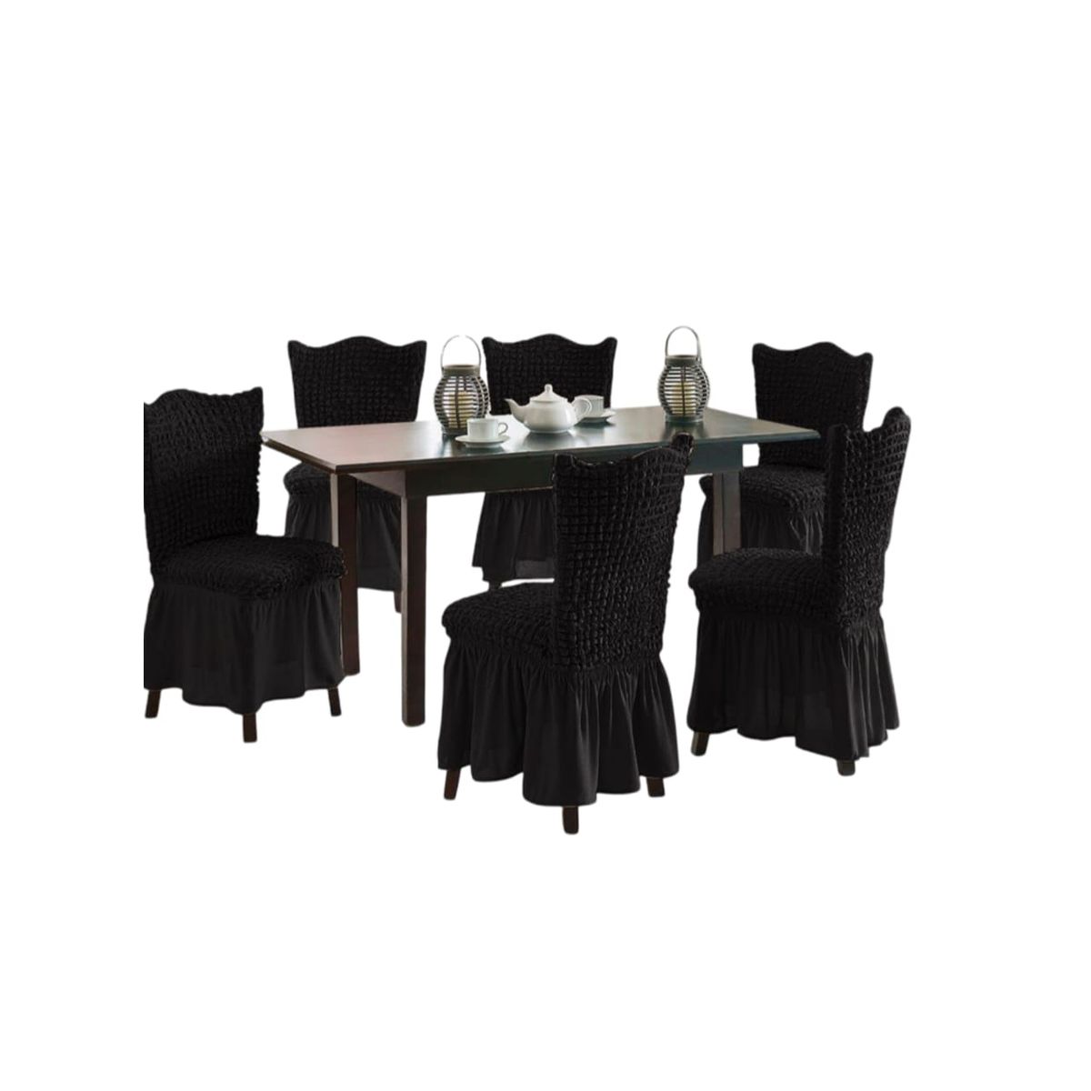 GENERICO - Fundas Sillas Turcas - Pack de 6 Unds T2