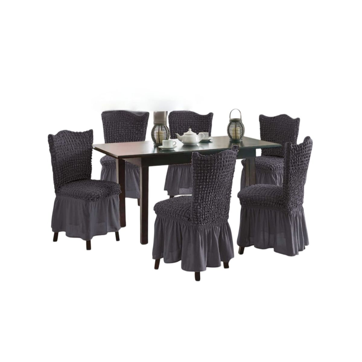 GENERICO - Fundas Sillas Turcas - Pack de 6 Unds T1