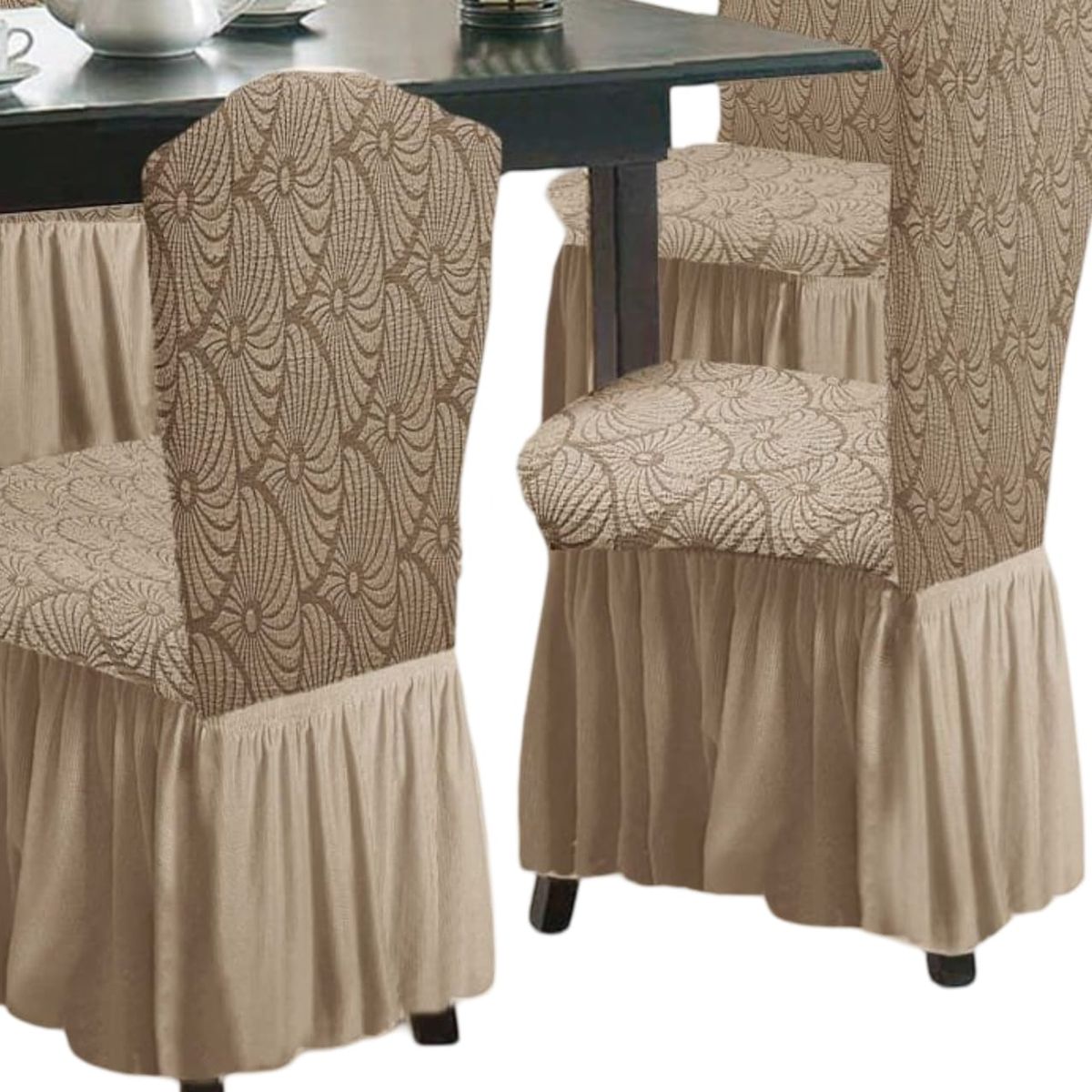 GENERICO - Fundas 3D para Sillas Turcas - Pack de 6 F12