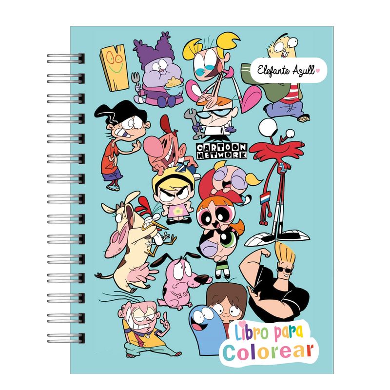 ELEFANTE AZULL - Libro para colorear cartoonnetworkxxx