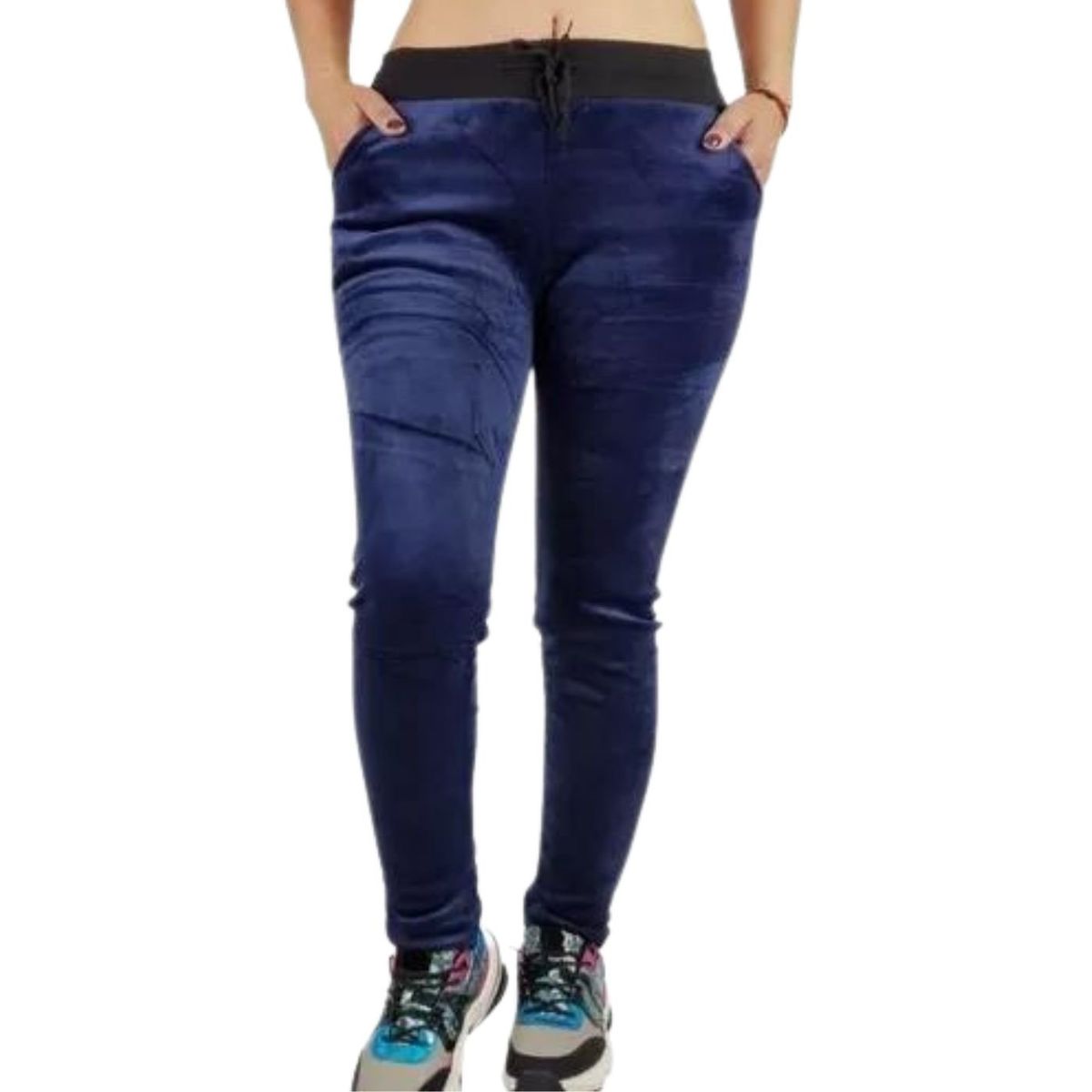 LIKE SHOP - Pantalón Calza Invierno Plush Forro Piel Bolsillos 465