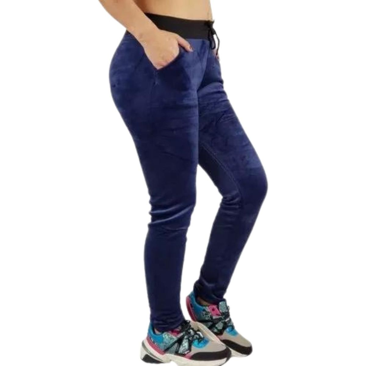 LIKE SHOP - Pantalón Calza Invierno Plush Forro Piel Bolsillos 465