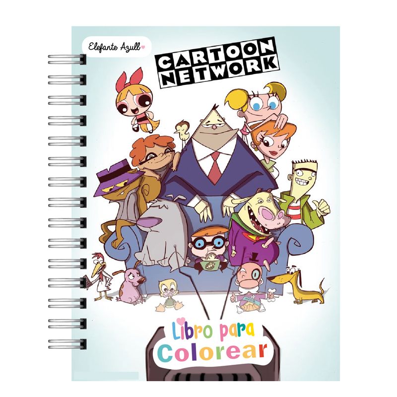 ELEFANTE AZULL - Libro para colorear cartoonnetworkxxx