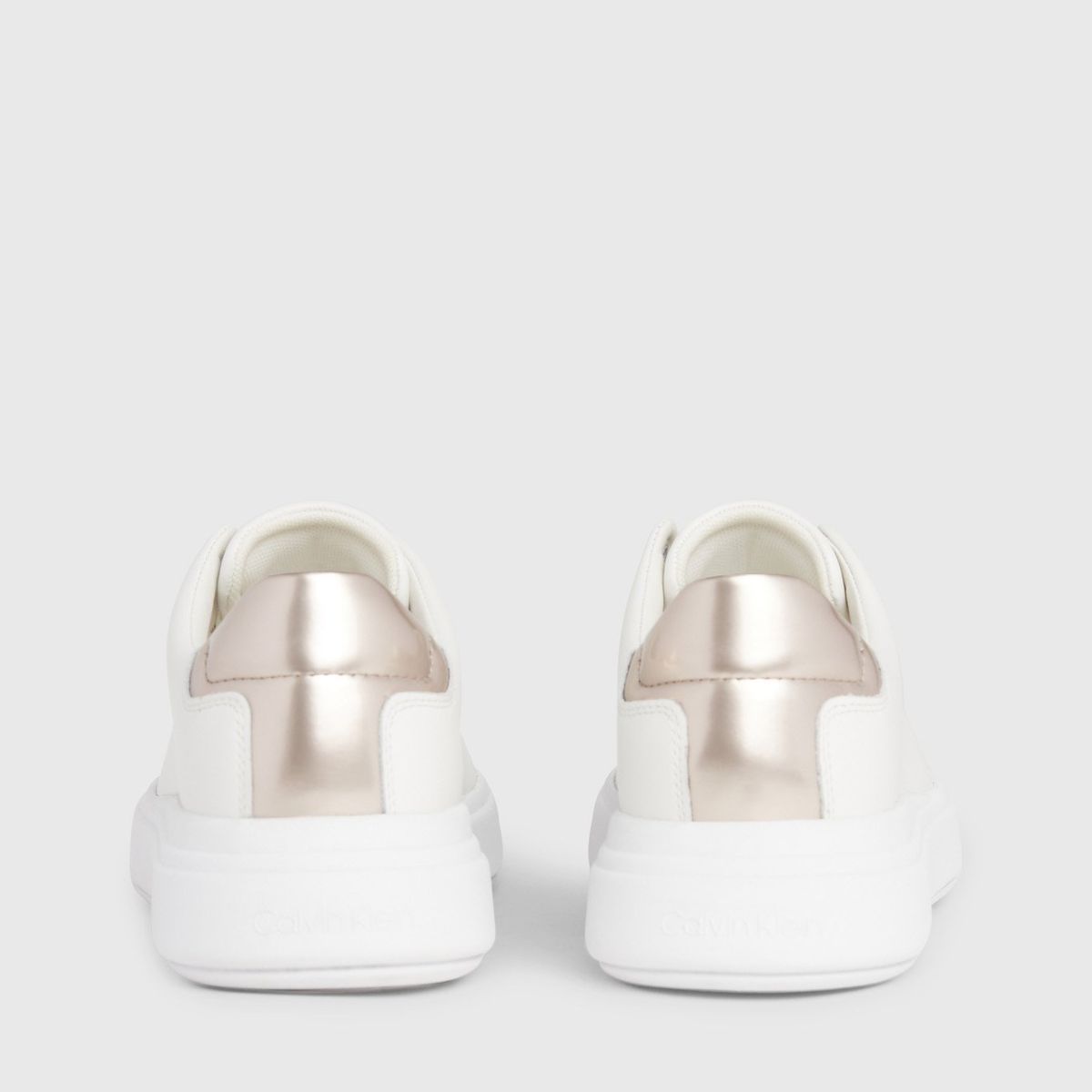 CALVIN KLEIN - Zapatillas de Cuero Cupsole Blanco Calvin Klein