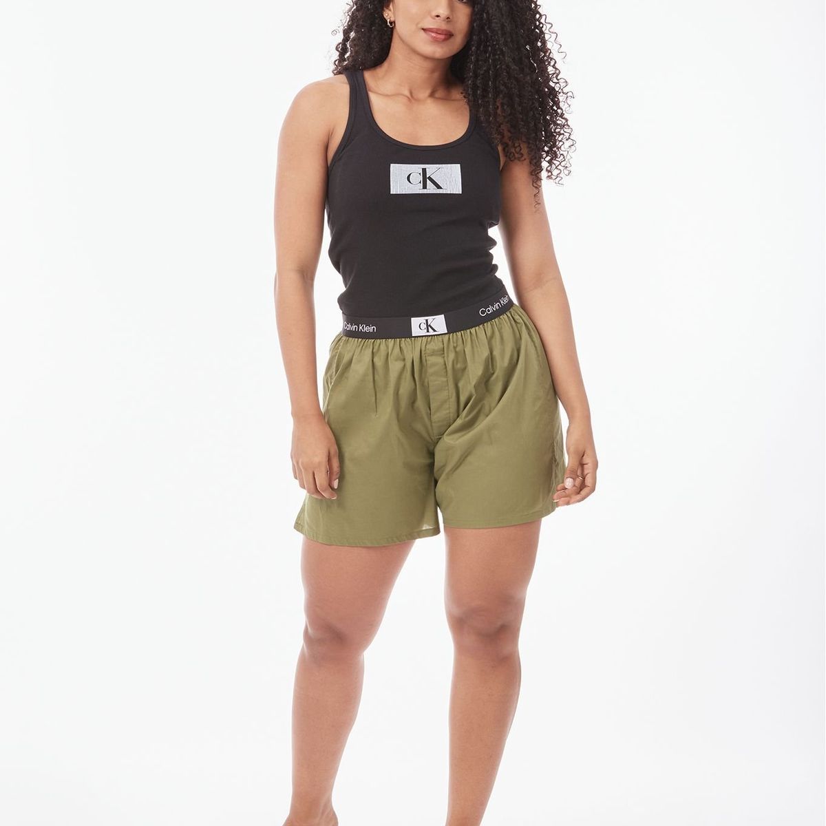 CALVIN KLEIN - Set de Pijama CK96 Verde Olivo Calvin Klein