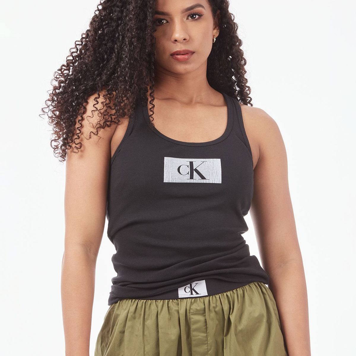 CALVIN KLEIN - Set de Pijama CK96 Verde Olivo Calvin Klein