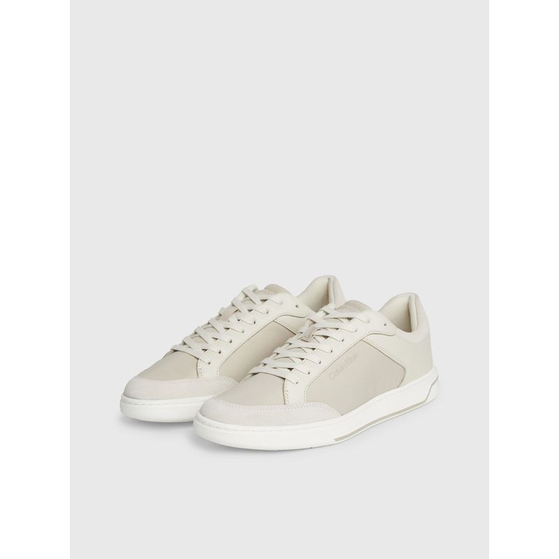 CALVIN KLEIN - Zapatillas Low Top Lace Up Mix Beige Calvin Klein