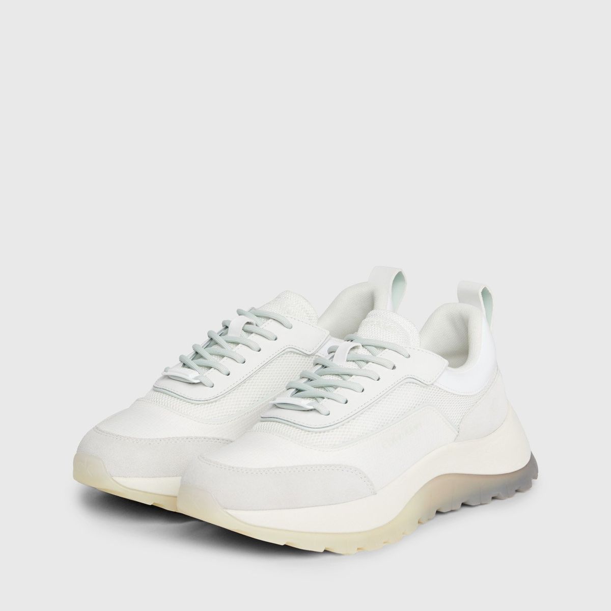 CALVIN KLEIN - Zapatillas Runner Mesh Mix Blanco Calvin Klein