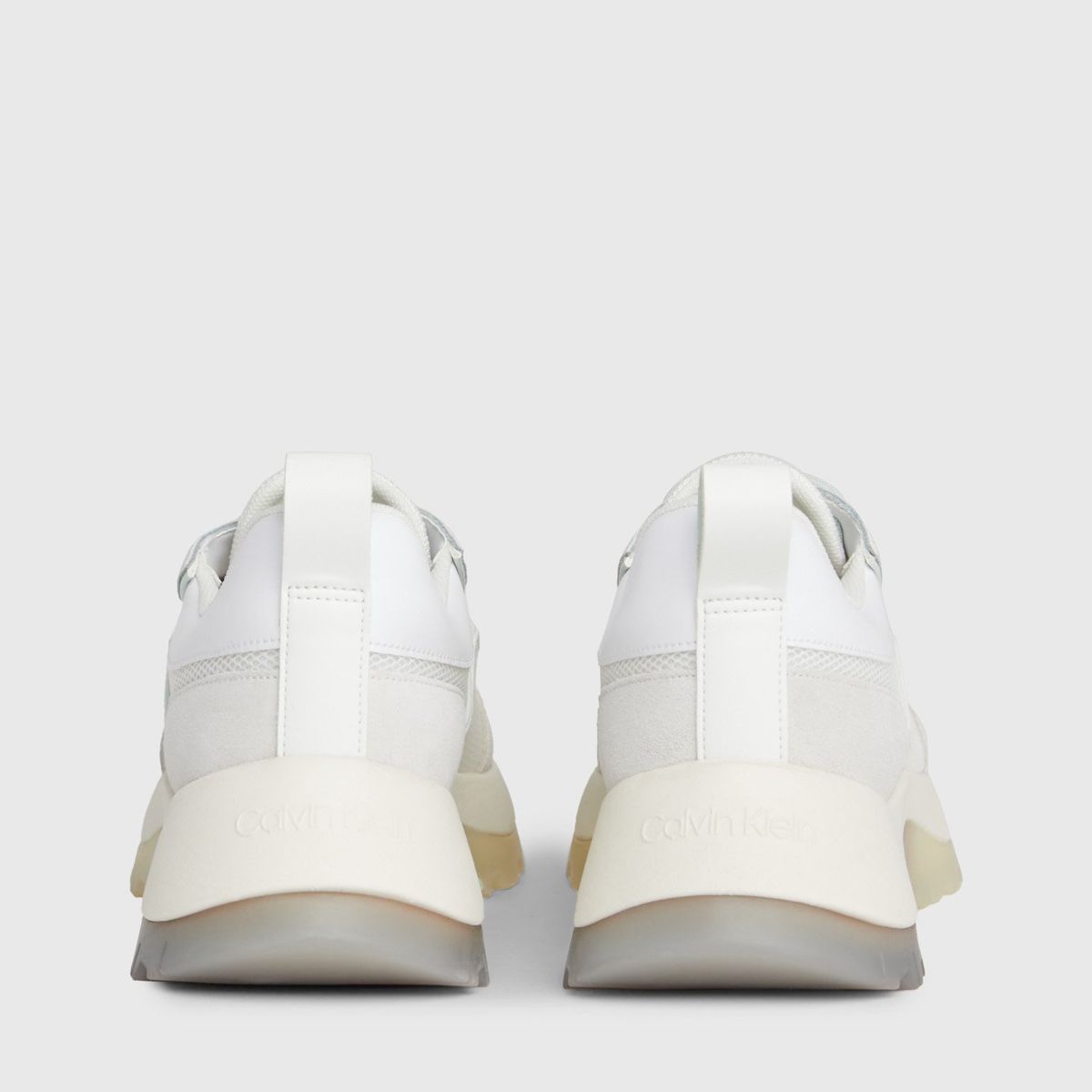 CALVIN KLEIN - Zapatillas Runner Mesh Mix Blanco Calvin Klein