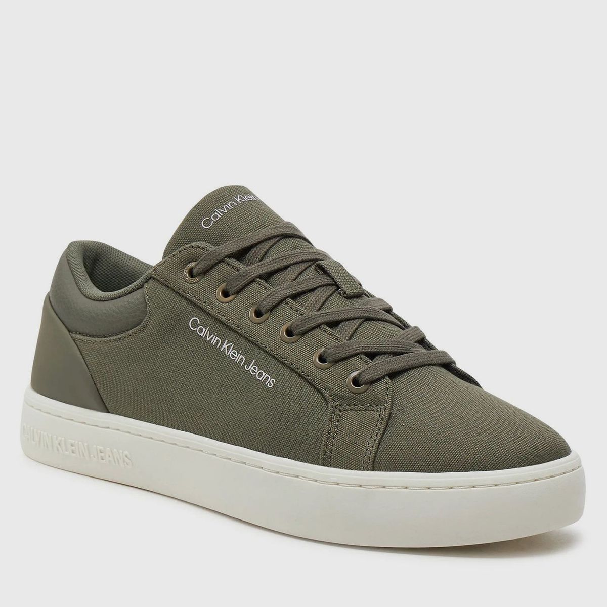 CALVIN KLEIN - Zapatillas Classic Cupsole Low Verde Olivo Calvin Klein